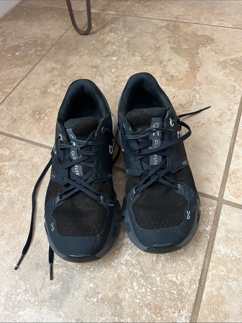 On Running Black and White Performance Running Shoes - Picture 5 of 7